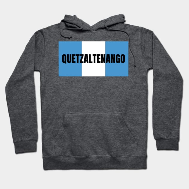 Quetzaltenango City in Guatemala Flag Colors Hoodie by aybe7elf